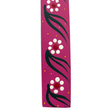 Load image into Gallery viewer, Handmade Floral Bird-Themed Copal Wood Bookmark from Mexico - Reading Hummingbird | NOVICA