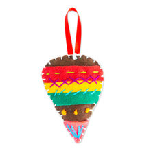 Load image into Gallery viewer, Colorful Spinning Top Ornament Handcrafted in Mexico - Spinning Colors | NOVICA