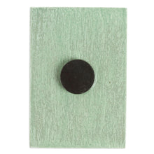 Load image into Gallery viewer, Mexican Wood Magnet with Mexican Flag Decoupage - Mexican Pride | NOVICA