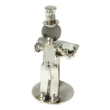 Load image into Gallery viewer, Handcrafted Recycled Scrap Metal Chef Statuette from Mexico - Eco-Friendly Taste | NOVICA