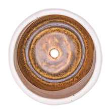 Load image into Gallery viewer, Handcrafted Ceramic Flower Pot with Brown Tones - Brown Bud | NOVICA