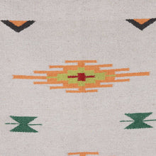 Load image into Gallery viewer, Handloomed Brown Wool Area Rug with Geometric Pattern (3x5) - Geometric Ceremony | NOVICA