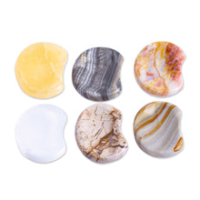 Load image into Gallery viewer, Set of 2 Stress-Relieving Stones Made from Reclaimed Marble - Serene Limbo | NOVICA