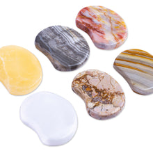 Load image into Gallery viewer, Set of 2 Stress-Relieving Stones Made from Reclaimed Marble - Serene Limbo | NOVICA