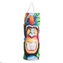 Load image into Gallery viewer, Handcrafted Balsa Wood Mask with Hand-Painted Motifs - Paradise Jungle | NOVICA