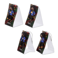 Load image into Gallery viewer, Set of 4 Handcrafted Cotton and Cibaque Men Worry Dolls - Quietness | NOVICA