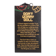 Load image into Gallery viewer, Set of 4 Handcrafted Cotton and Cibaque Men Worry Dolls - Quietness | NOVICA