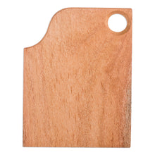 Load image into Gallery viewer, Handcrafted Brown Oak Wood Cutting or Serving Board - Vibrant Delicacies | NOVICA