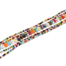 Load image into Gallery viewer, Handcrafted Crystal and Glass Beaded Strand Necklace - Multicolor Soul | NOVICA