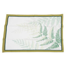 Load image into Gallery viewer, Set of Two Leafy Printed Cotton Dish Towels in Green Hues - Pistachio Jungle | NOVICA