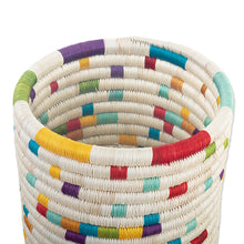 Load image into Gallery viewer, Handcrafted Natural Fiber Decorative Holder in Vibrant Hues - Rainbow Kitchen | NOVICA