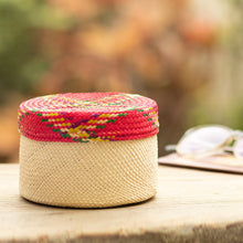 Load image into Gallery viewer, Handwoven Natural Fiber Colorful Baskets From Colombia - Nests of Nariño | NOVICA