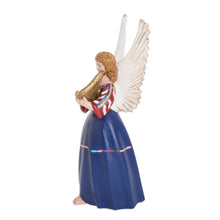 Load image into Gallery viewer, Guatemalan Hand-Painted Ceramic Sculpture of Angel - Santo Domingo Xenacoj | NOVICA