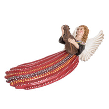 Load image into Gallery viewer, Guatemalan Folk Art Hand-Painted Ceramic Angel Wall Accent - Joyabaj | NOVICA
