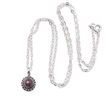 Load image into Gallery viewer, Cultured Pearl & Sterling Silver Pendant Necklace from Bali - Magical Glam | NOVICA
