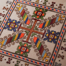 Load image into Gallery viewer, Wood Jewelry Box with Cotton Embroidered Motif on the Lid - Spectacular Colors | NOVICA