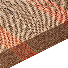 Load image into Gallery viewer, Handwoven Wool Blend Area Rug in a Warm Palette (2.5x5) - Late Sunset | NOVICA