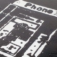 Load image into Gallery viewer, Handcrafted Whimsical Expressionist Woodcut Print - Payphone | NOVICA
