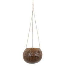 Load image into Gallery viewer, Coconut Shell Hanging Planter Crafted by Hand in Bali - Gardening | NOVICA