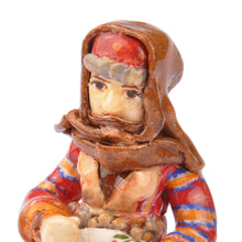 Load image into Gallery viewer, Hand-Painted Ceramic Figurine of Sebastia Lady - The Woman from Sebastia | NOVICA