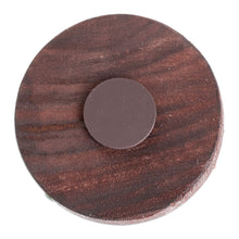 Load image into Gallery viewer, Handcrafted Painted Pinewood and Cold Porcelain Sloth Magnet - The Tropical Sloth | NOVICA
