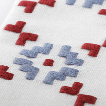 Load image into Gallery viewer, Pair of Embroidered Red and Blue Cotton Tea Towels - Royal Serenity | NOVICA