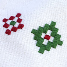 Load image into Gallery viewer, Set of 2 Embroidered Cotton Pouches from Armenia - Merlot Fields | NOVICA