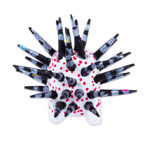 Load image into Gallery viewer, Hand-Painted Wood Alebrije Porcupine Figurine in White - Cute Porcupine in White | NOVICA