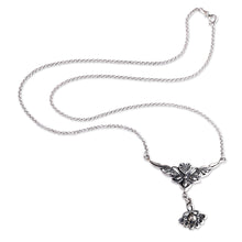 Load image into Gallery viewer, Antiqued Finish Classic Sterling Silver Pendant Necklace - Eden Blessings | NOVICA