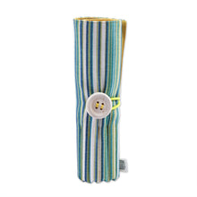 Load image into Gallery viewer, Wooden Colored Pencil Set and Yellow Cotton Roll Case - Creative Sunshine | NOVICA