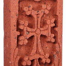 Load image into Gallery viewer, Cross-Themed Tuff Stone Khachkar Stela Sculpture - Sanahin's Khachkar | NOVICA