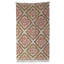 Load image into Gallery viewer, Traditional Floral Handloomed Wool Area Rug from India (3x5) - Floral Boom | NOVICA