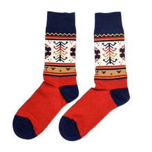 Load image into Gallery viewer, Cotton Blend Socks with Traditional Armenian Motifs - Haghartsin Mysteries | NOVICA