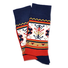 Load image into Gallery viewer, Cotton Blend Socks with Traditional Armenian Motifs - Haghartsin Mysteries | NOVICA