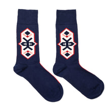 Load image into Gallery viewer, Cotton Blend Socks Featuring Traditional Armenian Motifs - Gyumri Experience | NOVICA