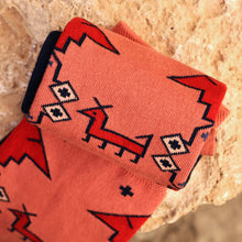 Load image into Gallery viewer, Cotton Blend Socks Adorned with Traditional Armenian Motifs - Armenian Traveler | NOVICA