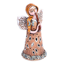 Load image into Gallery viewer, Handcrafted Whimsical Mother Nature Ceramic Sculpture - Planet's Sounds | NOVICA