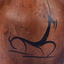 Load image into Gallery viewer, Handmade Terracotta Decorative Bottle with Jute Rope Accents - Bezoar Goat | NOVICA