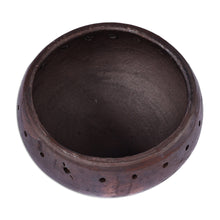 Load image into Gallery viewer, Ceramic Incense Burner with Holes Handcrafted in Armenia - Soothing Time | NOVICA
