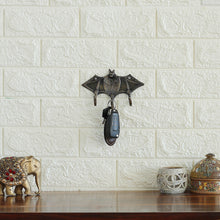 Load image into Gallery viewer, Bat-Shaped Copper-Plated Brass Key Rack from India - Glorious Bat | NOVICA