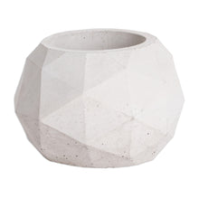 Load image into Gallery viewer, Handcrafted Geometric Cement Flower Pot from El Salvador - Geometric Spaces | NOVICA