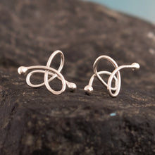 Load image into Gallery viewer, High-Polished Modern Sterling Silver Ear Cuff Earrings - Little Charm | NOVICA