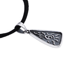 Load image into Gallery viewer, Sun-Themed Classic Sterling Silver Pendant Necklace - Sunny Portal | NOVICA