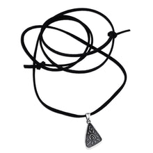 Load image into Gallery viewer, Sun-Themed Classic Sterling Silver Pendant Necklace - Sunny Portal | NOVICA