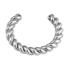 Load image into Gallery viewer, High-Polished Rope-Shaped Sterling Silver Ear Cuff - One Embrace | NOVICA
