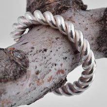 Load image into Gallery viewer, High-Polished Rope-Shaped Sterling Silver Ear Cuff - One Embrace | NOVICA