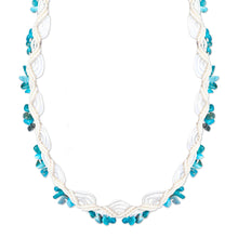 Load image into Gallery viewer, Handcrafted Adjustable Apatite Beaded Necklace from Armenia - Creative Aura | NOVICA