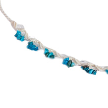 Load image into Gallery viewer, Handcrafted Adjustable Apatite Beaded Necklace from Armenia - Creative Aura | NOVICA