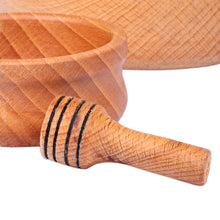 Load image into Gallery viewer, Hand-Carved Beechwood Bowls and Honey Dipper (3 Pieces) - Sweet Custom | NOVICA