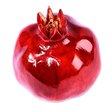 Load image into Gallery viewer, Hand-Carved Pomegranate Linden Tree Wood Figurine (Medium) - Passion Icon | NOVICA